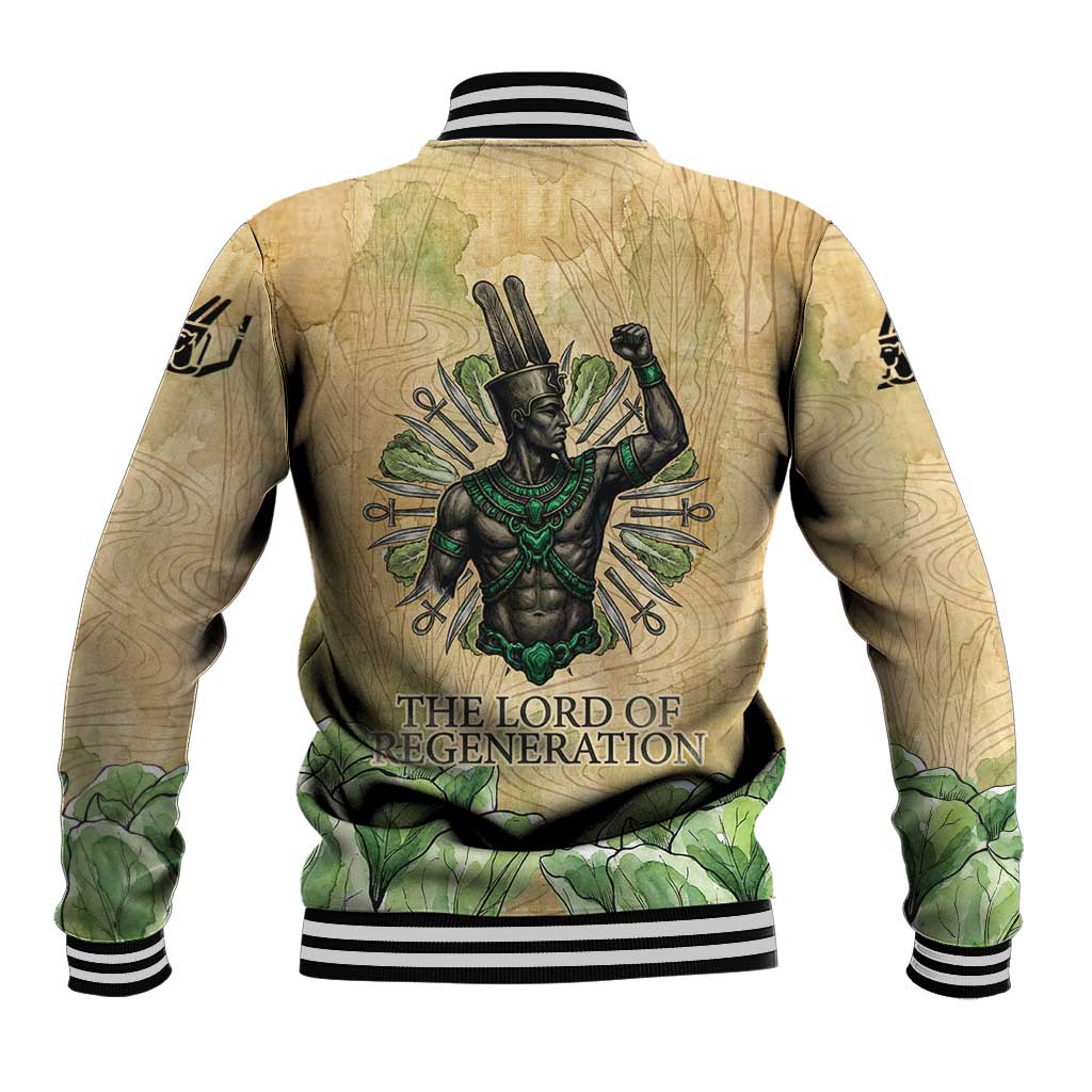 Min Baseball Jacket Egyptian God of Fertility Lord of Generation Lettuce Ancient