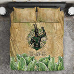 Min Bedding Set Egyptian God of Fertility Lord of Generation Lettuce Ancient