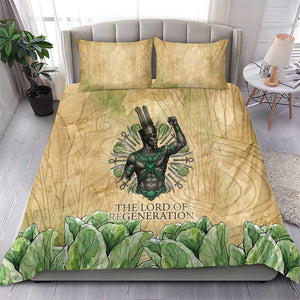 Min Bedding Set Egyptian God of Fertility Lord of Generation Lettuce Ancient