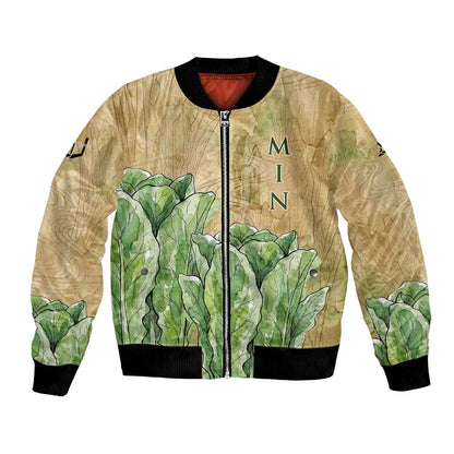 Min Bomber Jacket Egyptian God of Fertility Lord of Generation Lettuce Ancient
