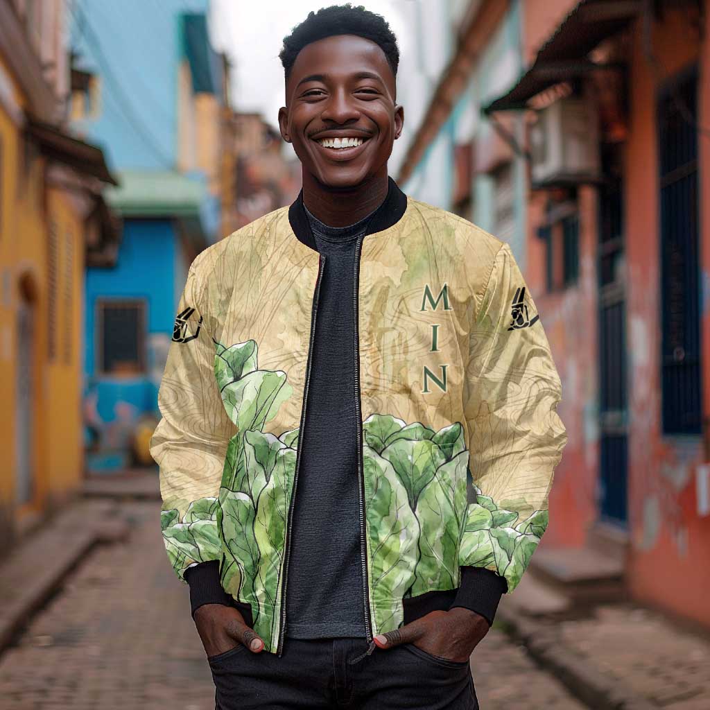 Min Bomber Jacket Egyptian God of Fertility Lord of Generation Lettuce Ancient