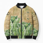 Min Bomber Puffer Jacket Egyptian God of Fertility Lord of Generation Lettuce Ancient