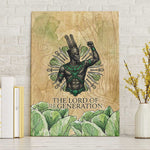 Min Canvas Wall Art Egyptian God of Fertility Lord of Generation Lettuce Ancient