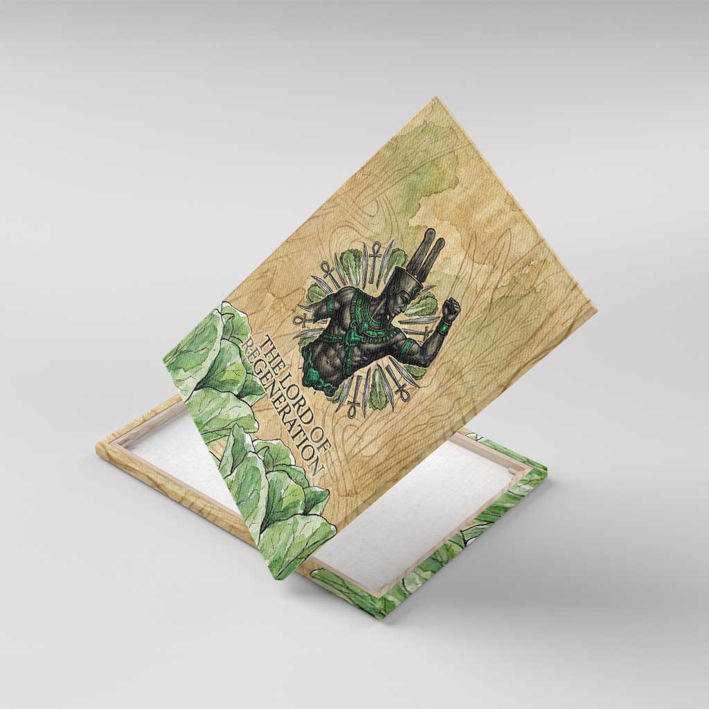 Min Canvas Wall Art Egyptian God of Fertility Lord of Generation Lettuce Ancient