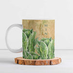 Min Ceramic Mug Egyptian God of Fertility Lord of Generation Lettuce Ancient