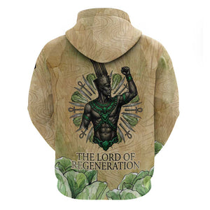 Min Hoodie Egyptian God of Fertility Lord of Generation Lettuce Ancient