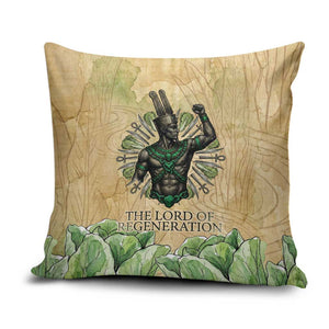 Min Pillow Cover Egyptian God of Fertility Lord of Generation Lettuce Ancient