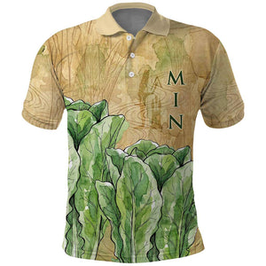Min Polo Shirt Egyptian God of Fertility Lord of Generation Lettuce Ancient