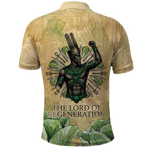 Min Polo Shirt Egyptian God of Fertility Lord of Generation Lettuce Ancient