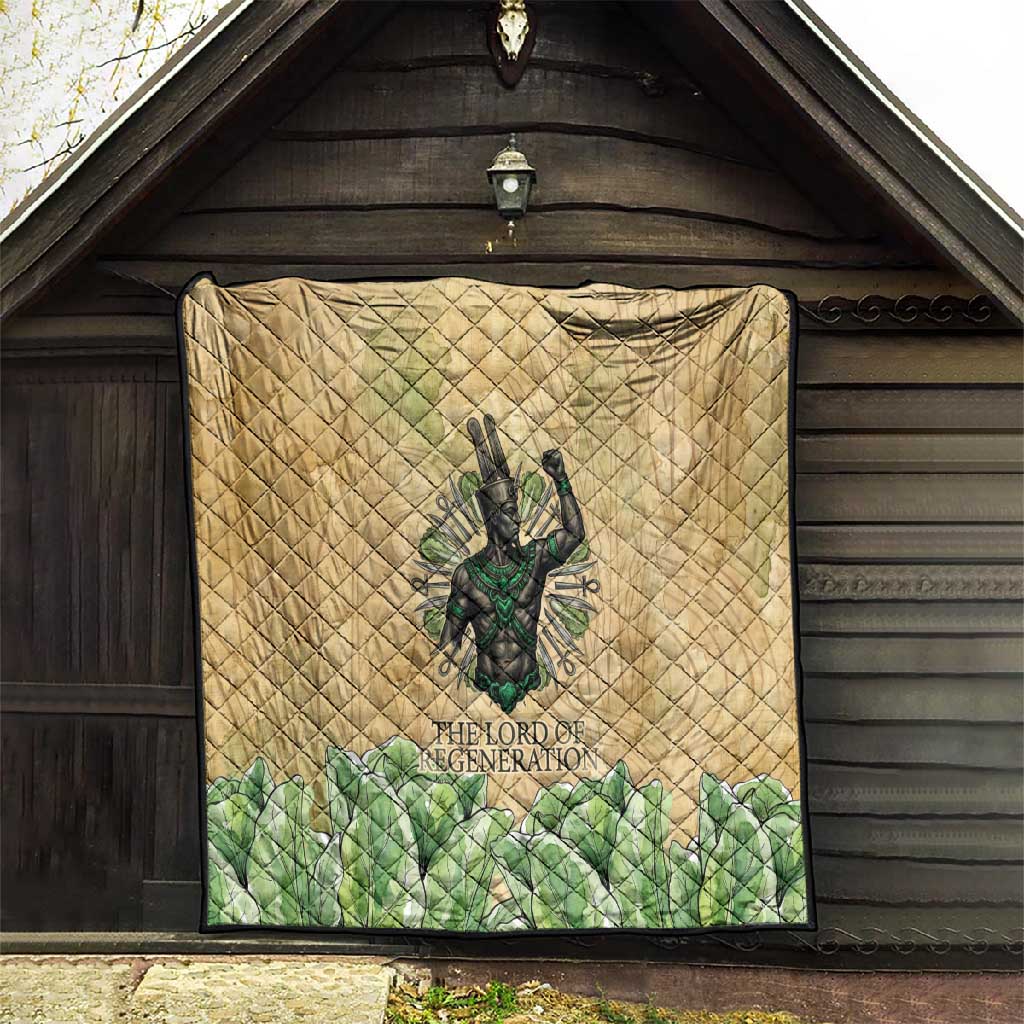 Min Quilt Egyptian God of Fertility Lord of Generation Lettuce Ancient