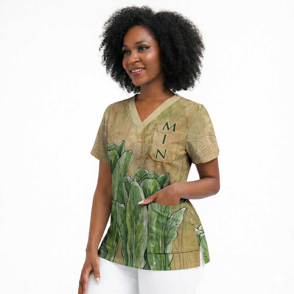 Min Scrub Top Egyptian God of Fertility Lord of Generation Lettuce Ancient