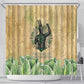 Min Shower Curtain Egyptian God of Fertility Lord of Generation Lettuce Ancient
