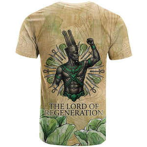 Min T shirt Egyptian God of Fertility Lord of Generation Lettuce Ancient