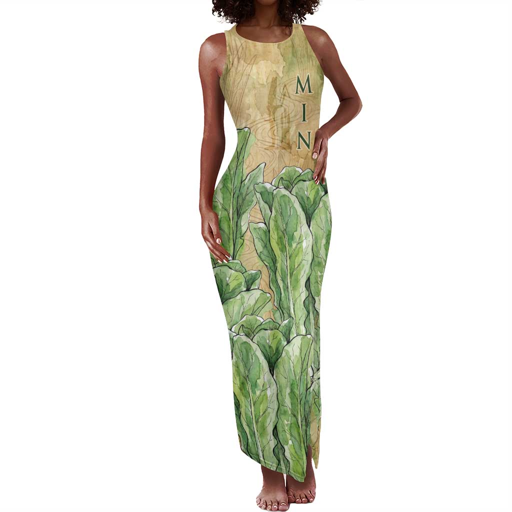 Min Tank Maxi Dress Egyptian God of Fertility Lord of Generation Lettuce Ancient