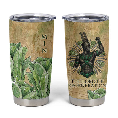 Min Tumbler Cup Egyptian God of Fertility Lord of Generation Lettuce Ancient