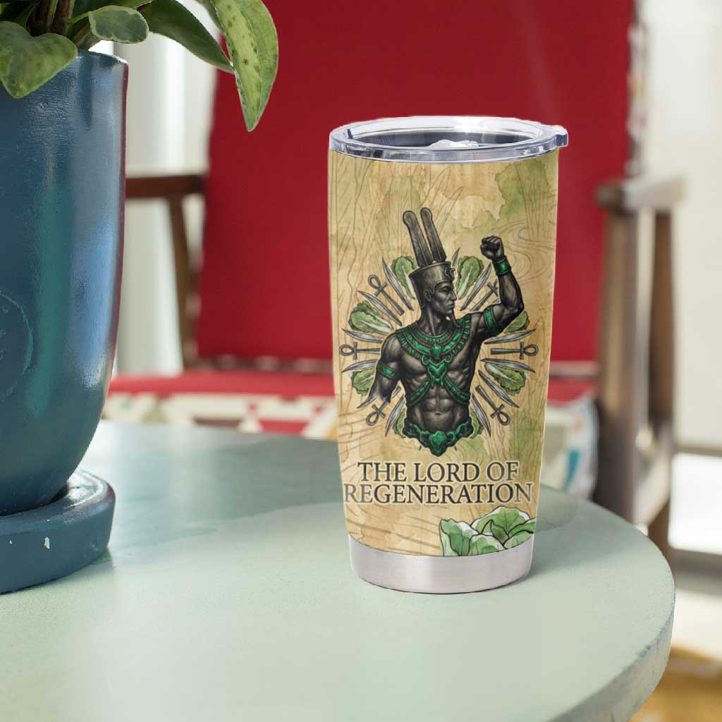 Min Tumbler Cup Egyptian God of Fertility Lord of Generation Lettuce Ancient