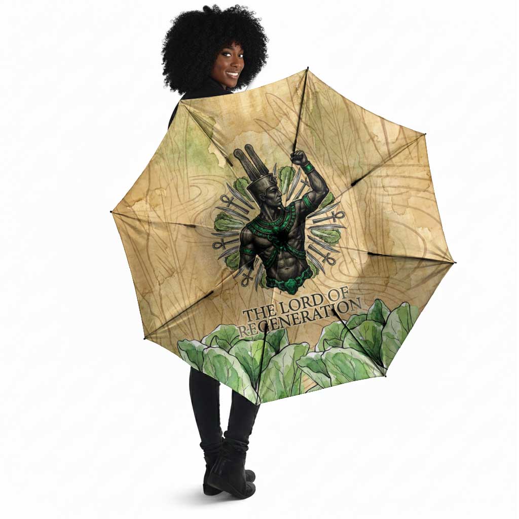 Min Umbrella Egyptian God of Fertility Lord of Generation Lettuce Ancient