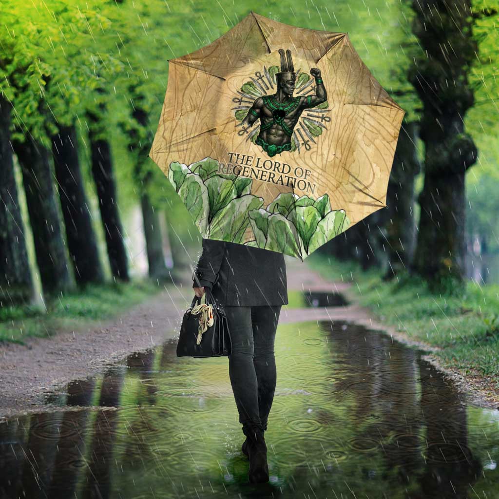 Min Umbrella Egyptian God of Fertility Lord of Generation Lettuce Ancient