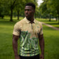 Min Zipper Polo Shirt Egyptian God of Fertility Lord of Generation Lettuce Ancient