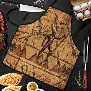 Min Ancient Egyptian Apron Fertility Symbol Sandstone Ankh Pyramid Pattern