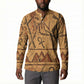 Min Ancient Egyptian Button Sweatshirt Fertility Symbol Sandstone Ankh Pyramid Pattern