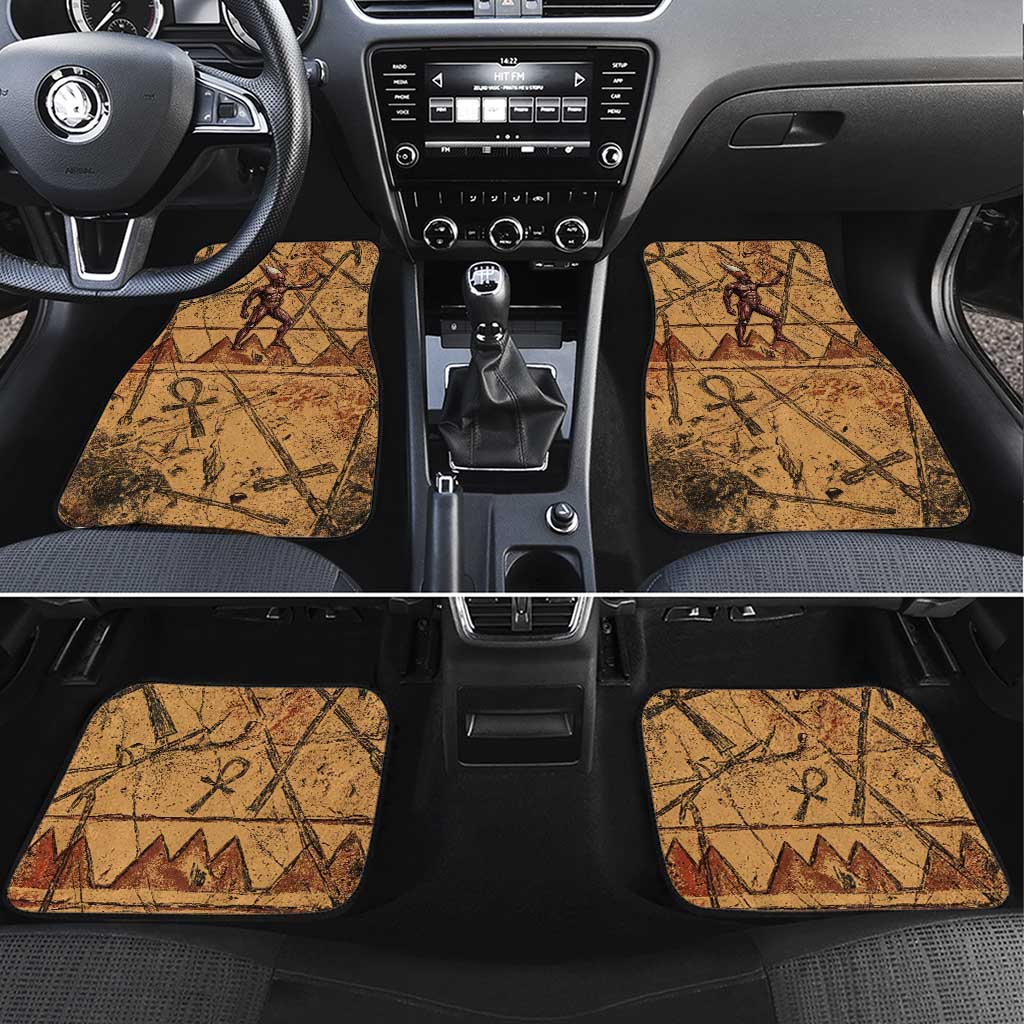 Min Ancient Egyptian Car Mats Fertility Symbol Sandstone Ankh Pyramid Pattern