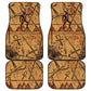 Min Ancient Egyptian Car Mats Fertility Symbol Sandstone Ankh Pyramid Pattern