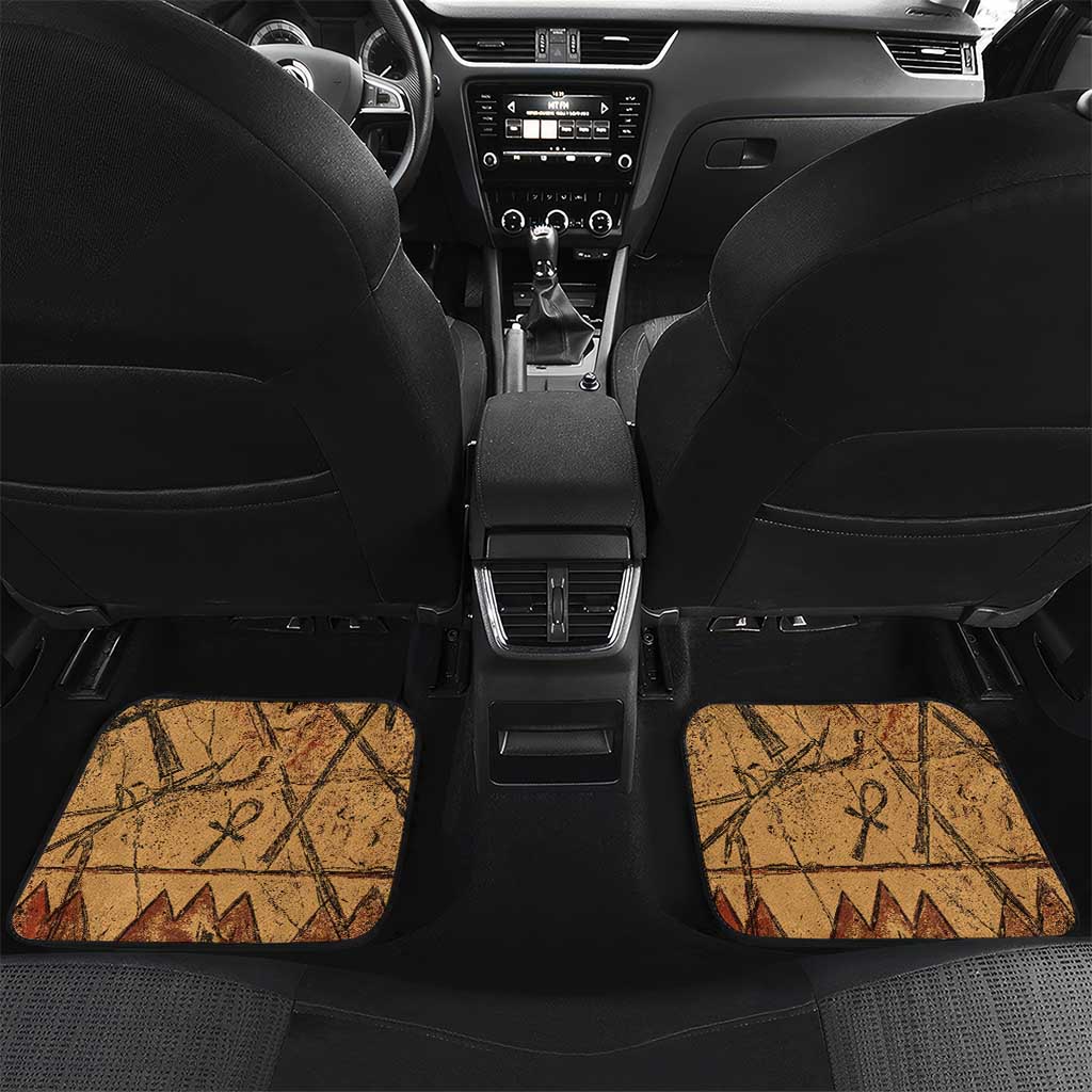 Min Ancient Egyptian Car Mats Fertility Symbol Sandstone Ankh Pyramid Pattern