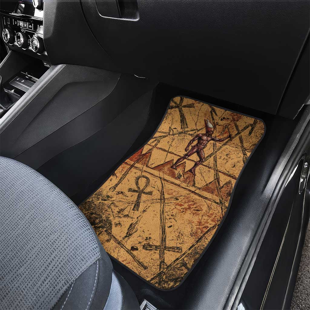 Min Ancient Egyptian Car Mats Fertility Symbol Sandstone Ankh Pyramid Pattern