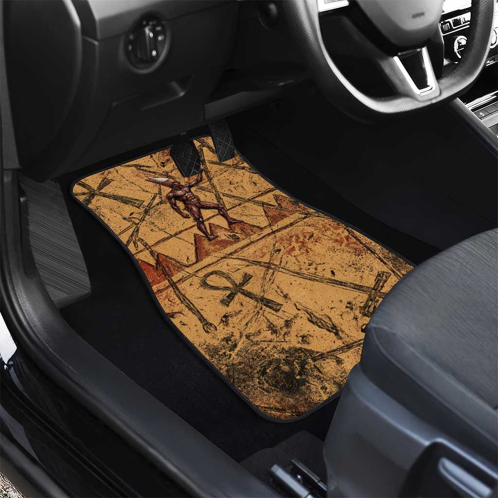 Min Ancient Egyptian Car Mats Fertility Symbol Sandstone Ankh Pyramid Pattern