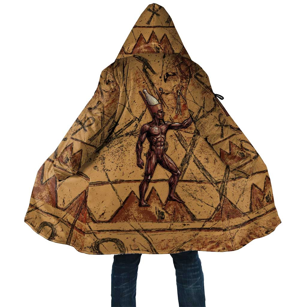 Min Ancient Egyptian Cloak Fertility Symbol Sandstone Ankh Pyramid Pattern