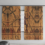 Min Ancient Egyptian Window Curtain Fertility Symbol Sandstone Ankh Pyramid Pattern