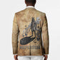 Nefertem Ancient Egyptian Blazer Lion Head Lotus Flowers Incense Smoke Ancient