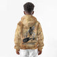 Nefertem Ancient Egyptian Kid Hoodie Lion Head Lotus Flowers Incense Smoke Ancient