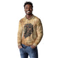 Nefertem Ancient Egyptian Long Sleeve Polo Shirt Lion Head Lotus Flowers Incense Smoke Ancient