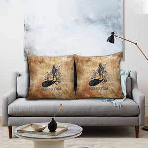 Nefertem Ancient Egyptian Pillow Cover Lion Head Lotus Flowers Incense Smoke Ancient