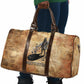 Nefertem Ancient Egyptian Travel Bag Lion Head Lotus Flowers Incense Smoke Ancient