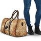 Nefertem Ancient Egyptian Travel Bag Lion Head Lotus Flowers Incense Smoke Ancient
