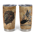 Nefertem Ancient Egyptian Tumbler Cup Lion Head Lotus Flowers Incense Smoke Ancient