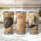 Nefertem Ancient Egyptian Tumbler Cup Lion Head Lotus Flowers Incense Smoke Ancient