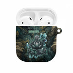 Nefertem AirPods Case Primordial Bloom Lotus Mystical Lion Cosmic Egyptian