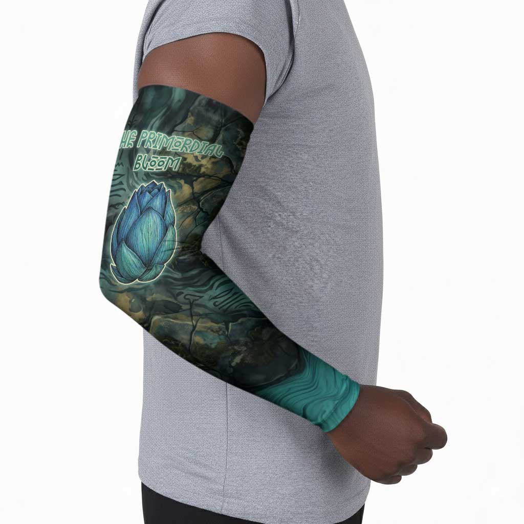 Nefertem Arm Sleeves Primordial Bloom Lotus Mystical Lion Cosmic Egyptian