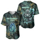 Nefertem Baseball Jersey Primordial Bloom Lotus Mystical Lion Cosmic Egyptian