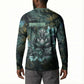 Nefertem Button Sweatshirt Primordial Bloom Lotus Mystical Lion Cosmic Egyptian