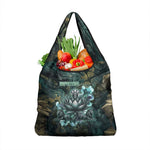 Nefertem Grocery Bag Primordial Bloom Lotus Mystical Lion Cosmic Egyptian