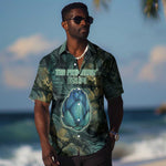 Nefertem Hawaiian Shirt Primordial Bloom Lotus Mystical Lion Cosmic Egyptian