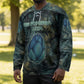 Nefertem Hockey Jersey Primordial Bloom Lotus Mystical Lion Cosmic Egyptian