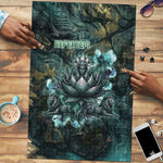 Nefertem Puzzle Primordial Bloom Lotus Mystical Lion Cosmic Egyptian