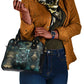 Nefertem Shoulder Handbag Primordial Bloom Lotus Mystical Lion Cosmic Egyptian