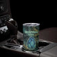 Nefertem Tumbler Cup Primordial Bloom Lotus Mystical Lion Cosmic Egyptian